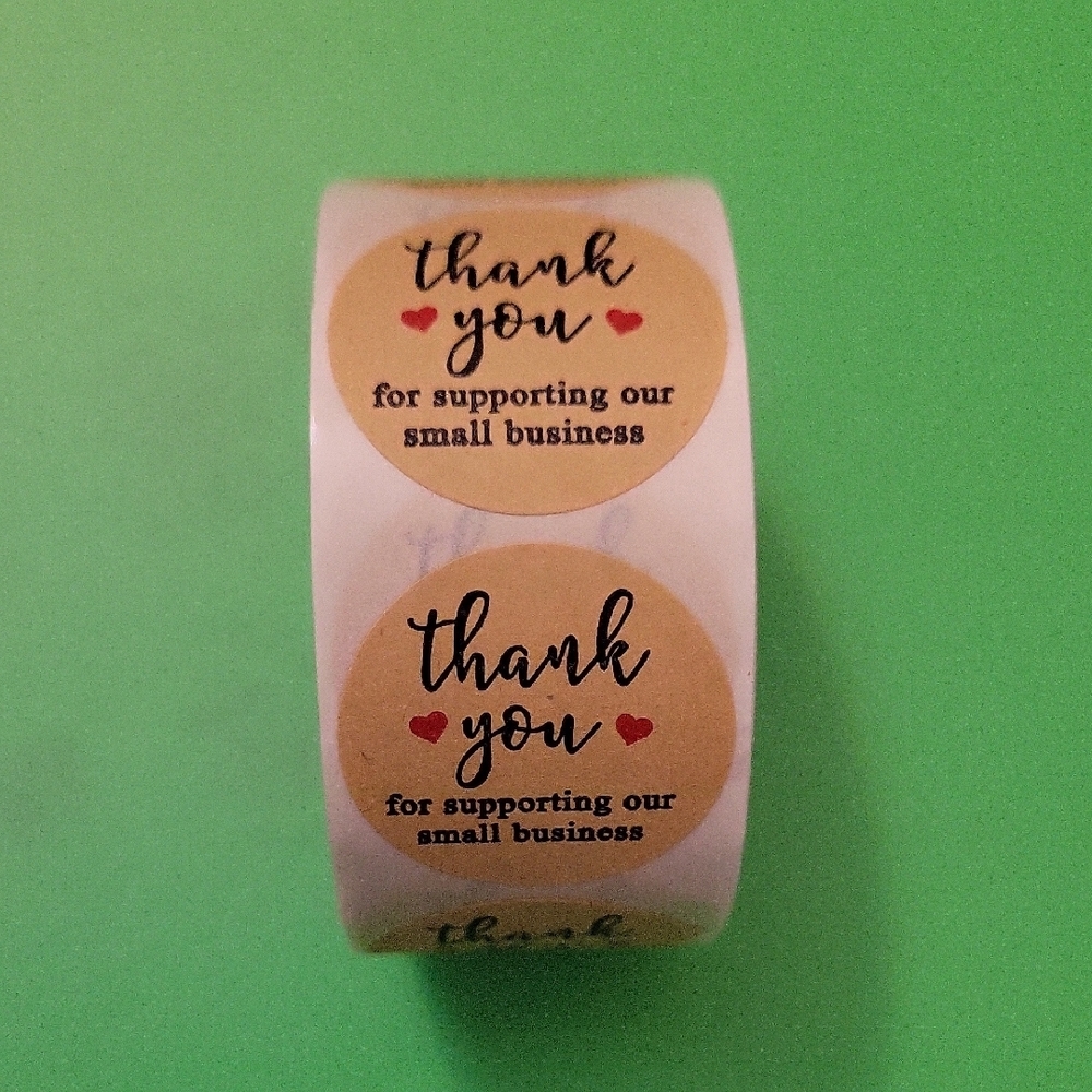 4/$20 Thank You Stickers Roll - Picture 1 of 3